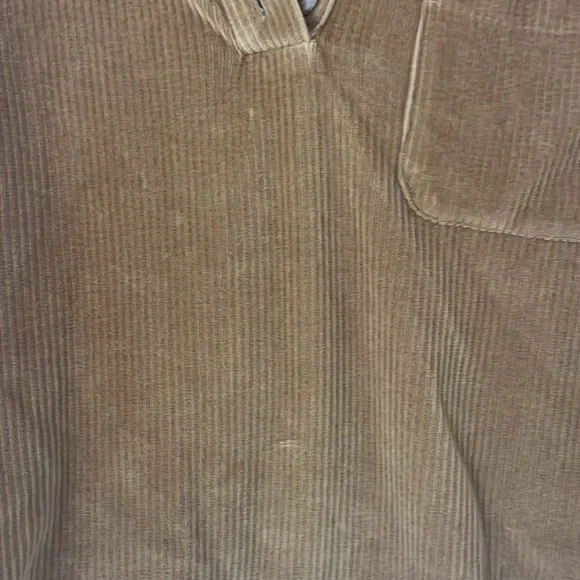 Sezane - worn once, 3/4 sleeve corduroy hoodie. - Picture 3 of 8